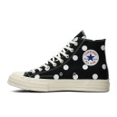 Converse x Comme Des Garcons Play Chuck 70 High Polka Dot Black 157250C