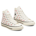 Converse High Chuck 70 Embroidered Lips High Love Me Vintage White A01601C