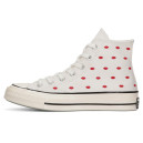 Converse High Chuck 70 Embroidered Lips High Love Me Vintage White A01601C