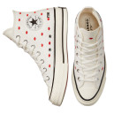 Converse High Chuck 70 Embroidered Lips High Love Me Vintage White A01601C