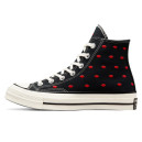 Converse High Chuck 70 Embroidered Lips High Love Me Black A01600C